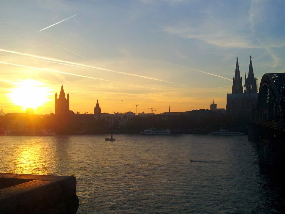 Köln Sonnenuntergang