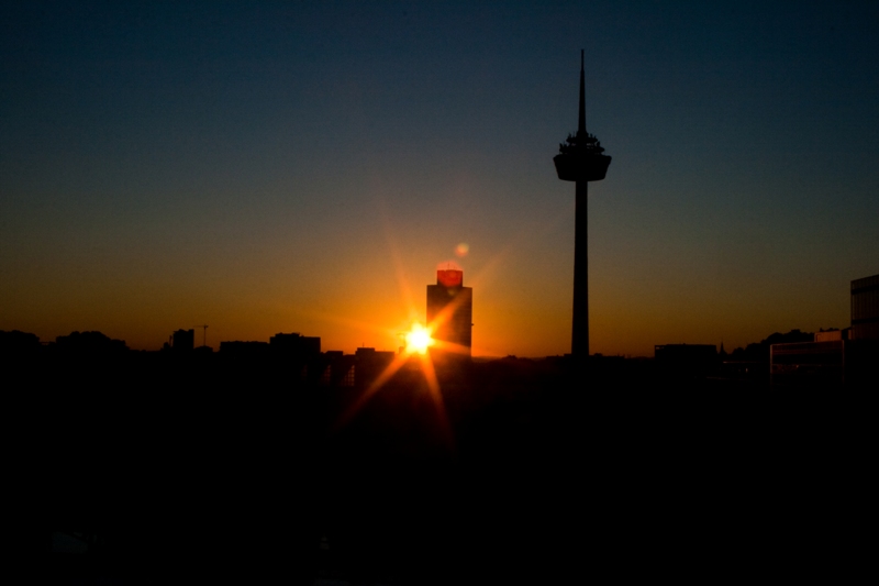 Köln Sonnenuntergang