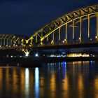 Köln Südbrücke am frühen Morgen, mein Beitrag zum Spiegeltag.