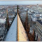 Köln - über den Dächern - Blick auf das Rathaus