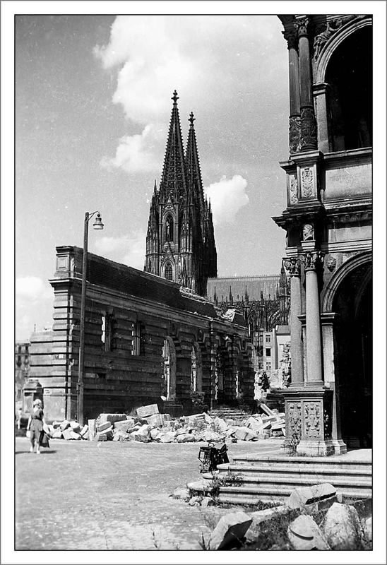 Köln um 1950 - Rathausplatz