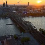 Köln und die scheidende Sonne