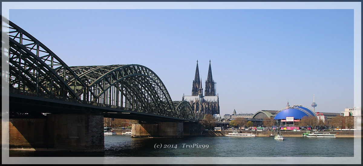 Köln vom Rheinpark 1/2014