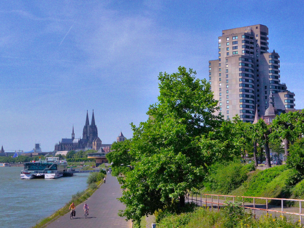 Köln von Norden gesehen