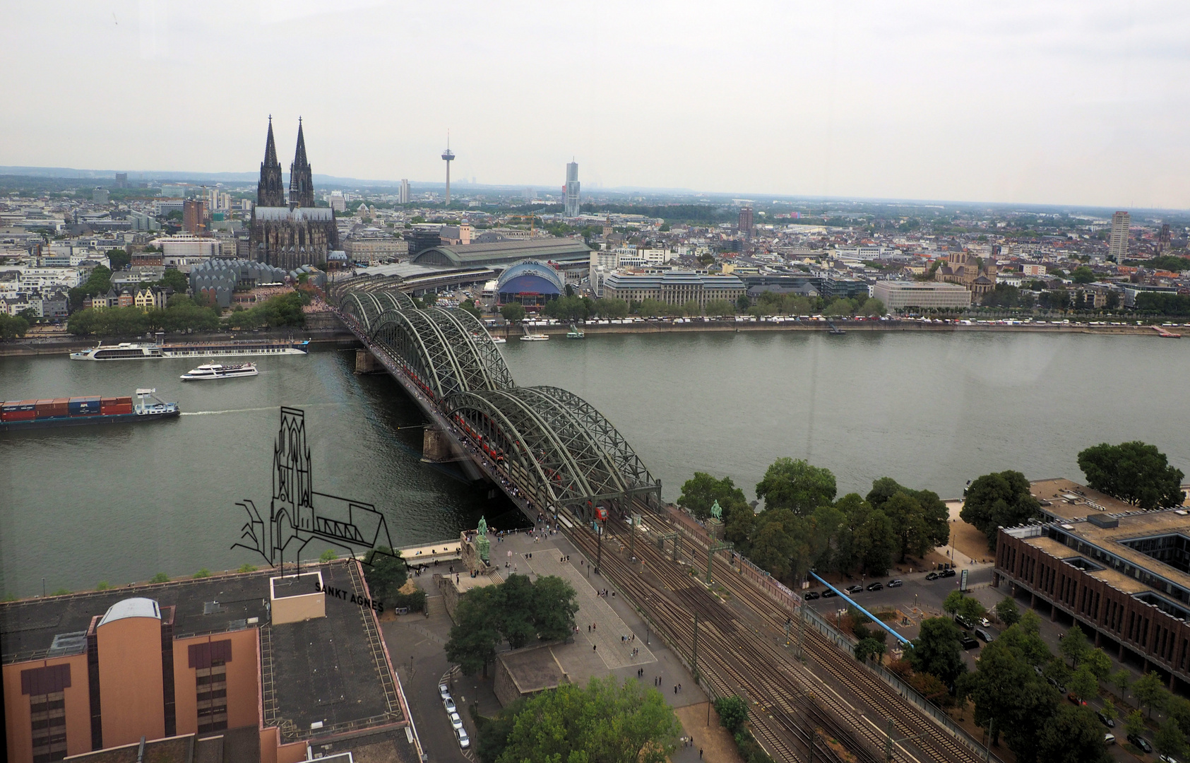 Köln von oben … 