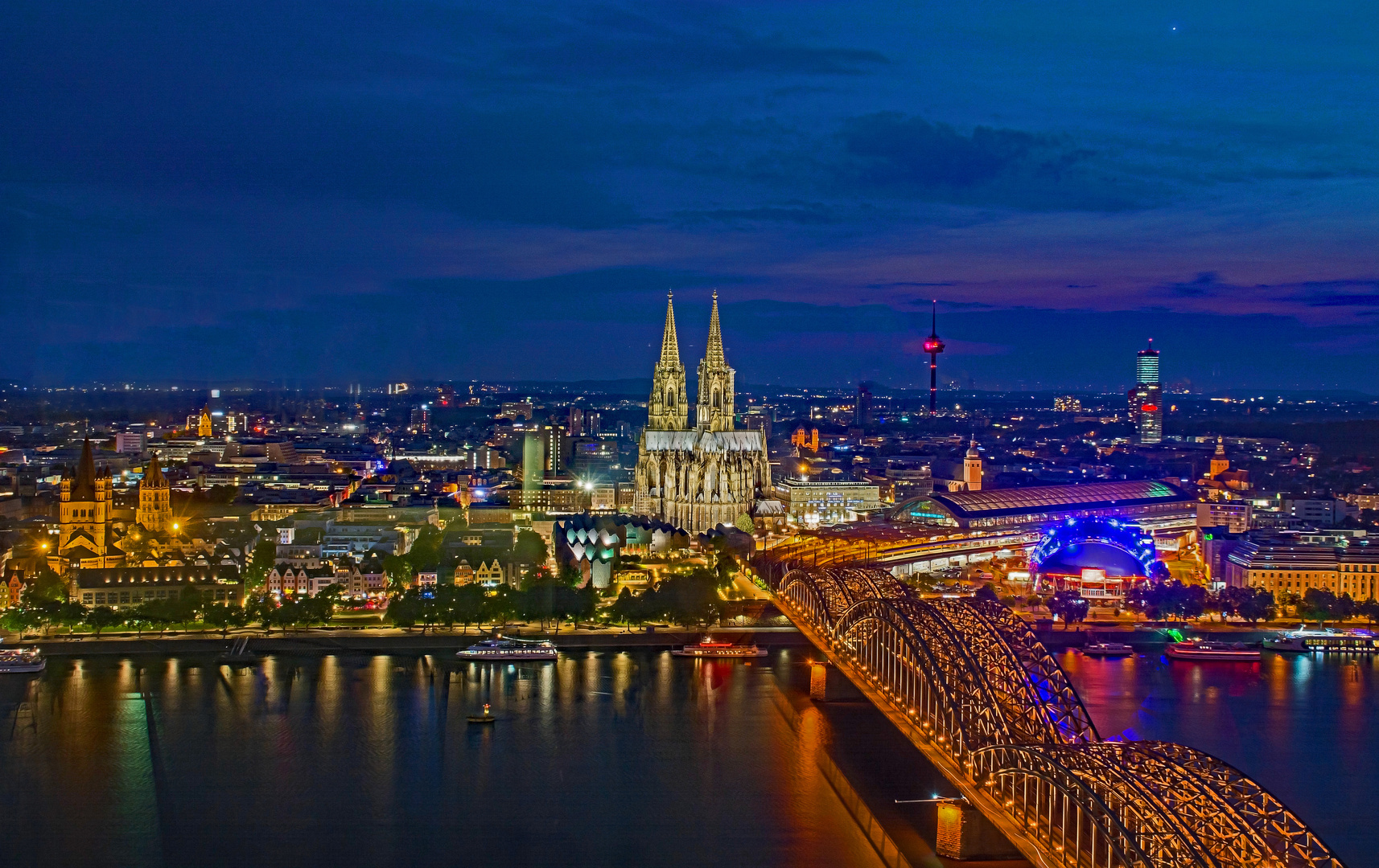 Köln Von oben , Vom Tower aus 