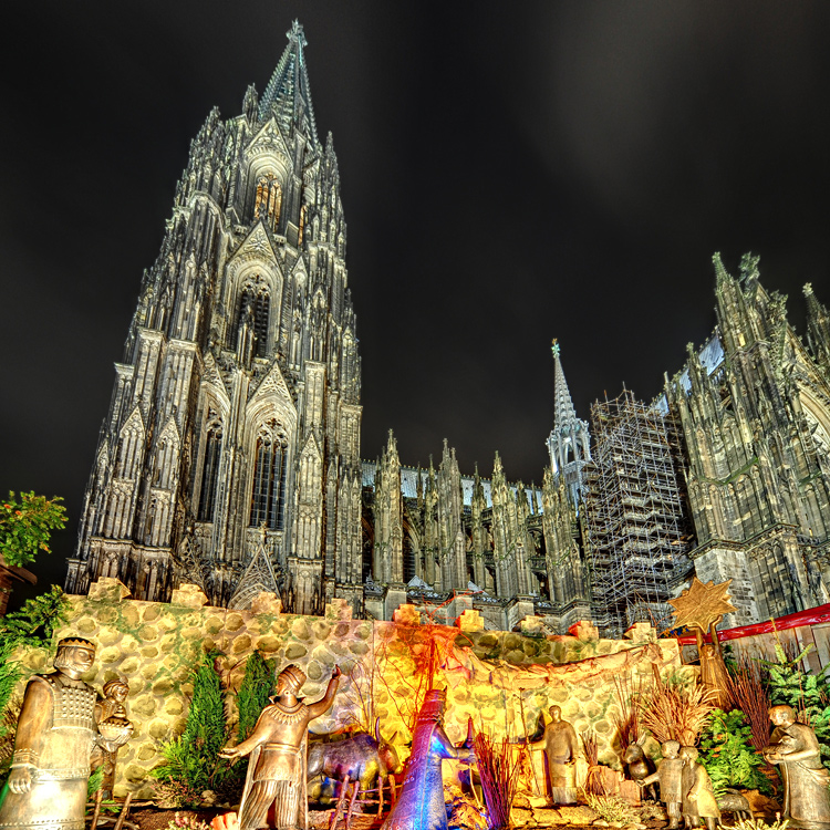 KÖLN Weihnachtskrippe Dom Foto & Bild deutschland, europe, nordrhein westfalen Bilder auf