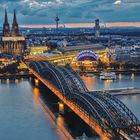 Köln zur Blauen Stunde