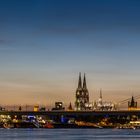 Köln zur blauen Stunde