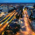 Köln zur Blauen Stunde: Deutzbahnhof