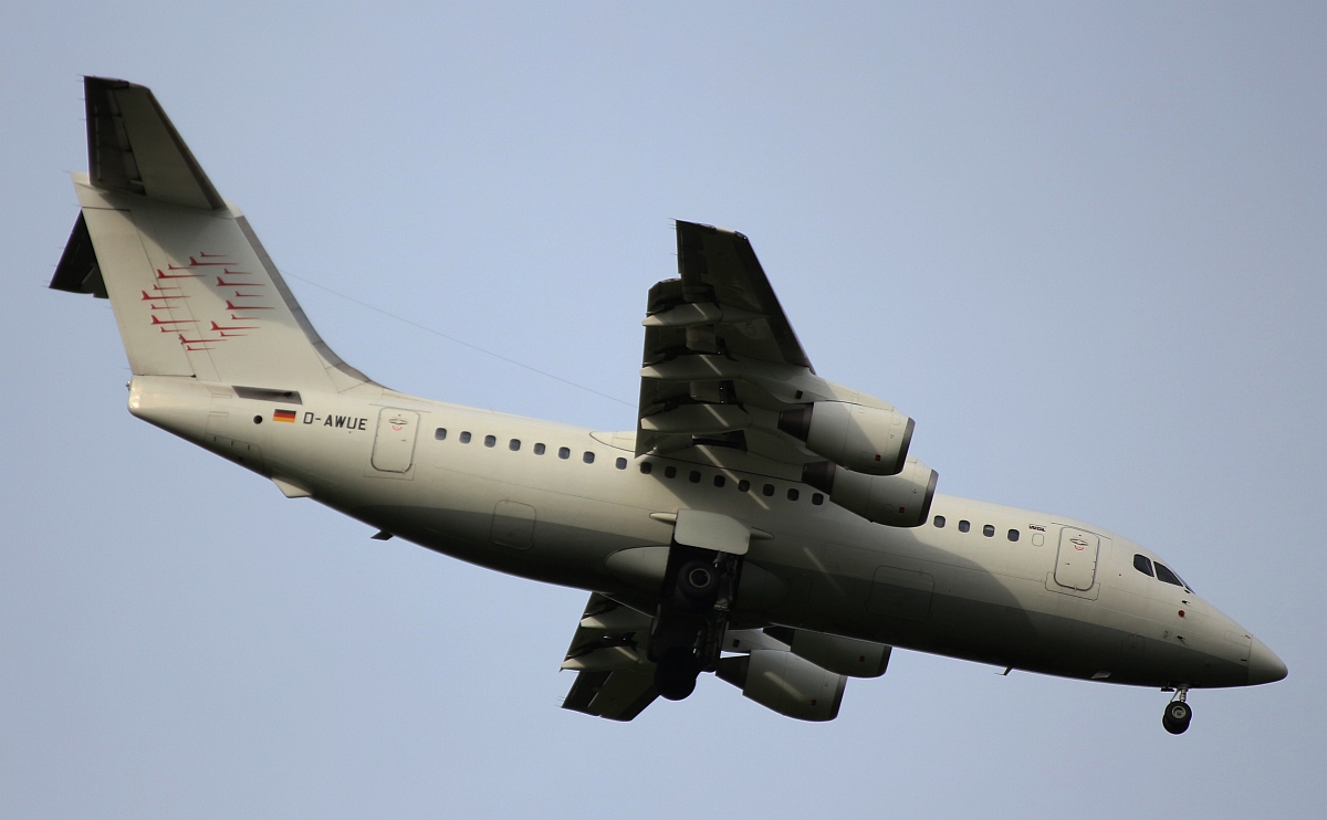 Köln/Bonn Airport (CGN) WDL Aviation British Aerospace BAe 146-200 D-AWUE