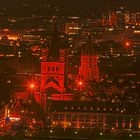 Kölner Altstadt bei Nacht