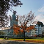 Kölner Altstadt im Herbst