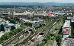 Kölner Bahnverkehr von Oben
