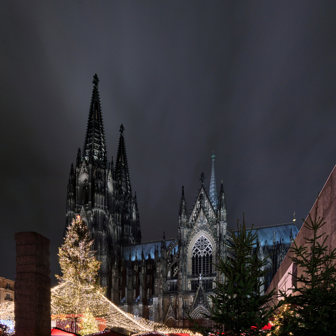 Kölner Dom am Heiligabend