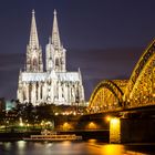 -Kölner Dom at night