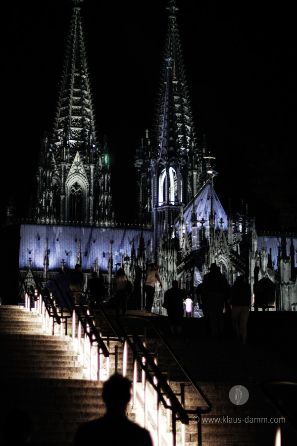 Kölner Dom bei Nacht