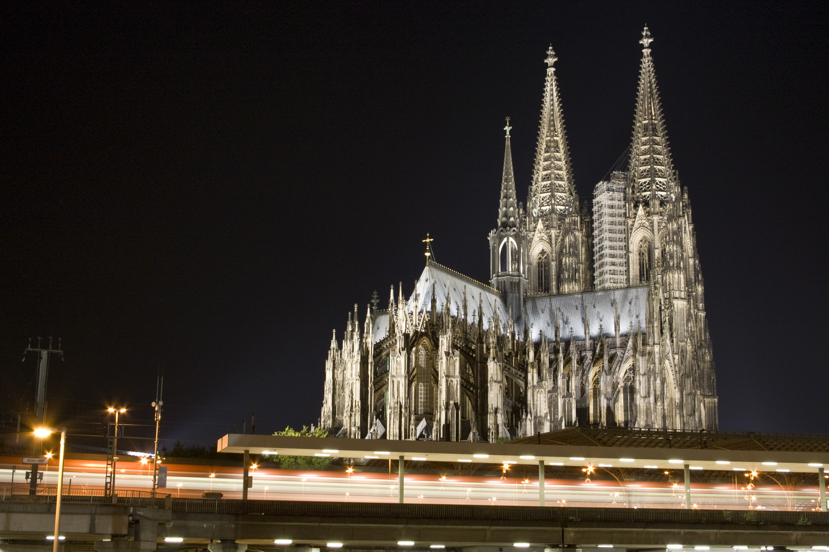 Kölner Dom bei Nacht