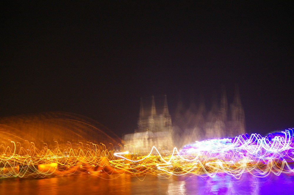 Kölner Dom bei Nacht