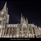 Kölner DOM bei Nacht
