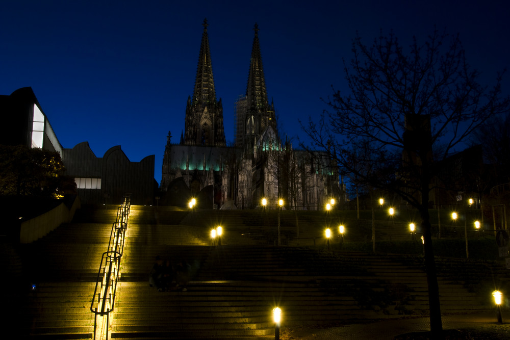 Kölner Dom bei Nacht