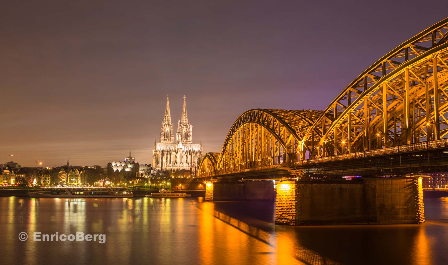 Kölner Dom Bei Nacht - Blaue Stunde