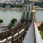 Kölner Dom / Blick auf Hohenzollernbrücke