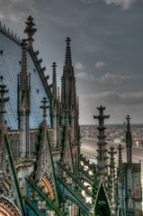 Kölner Dom: Blick in Richtung Nord-Westen