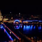 Kölner Dom blue