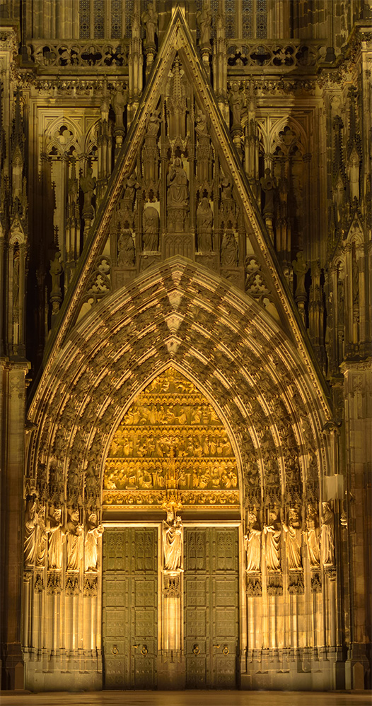 kölner Dom, Eingang Mitte