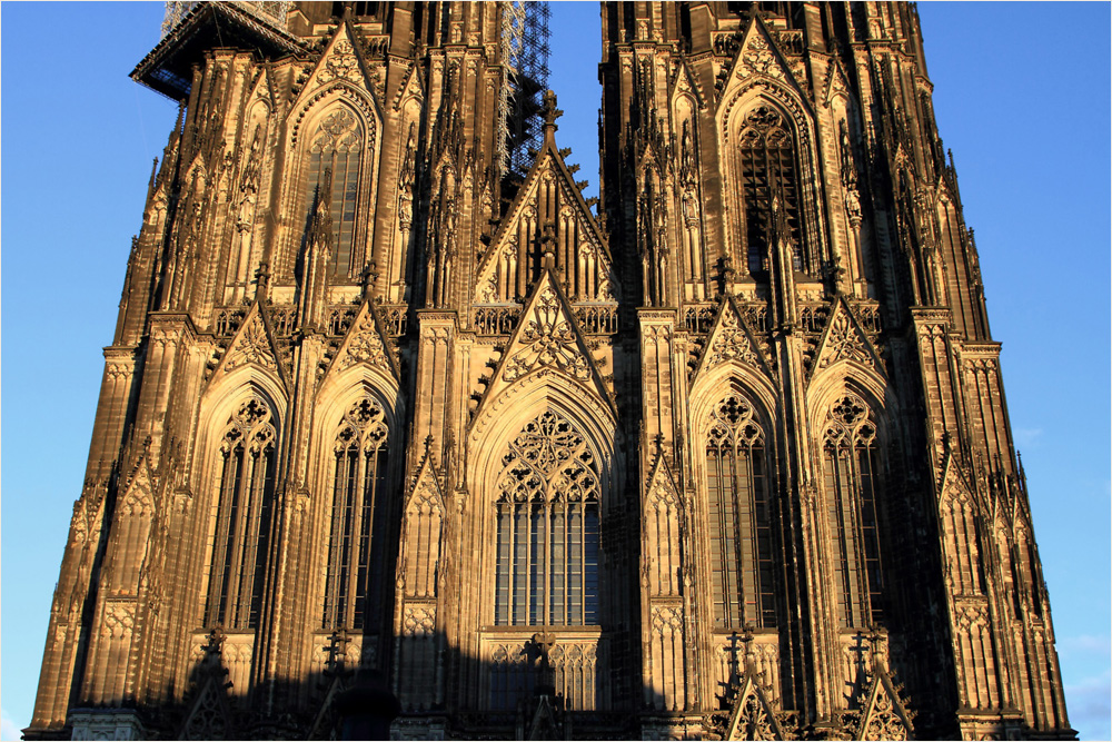 Kölner Dom Fassade des Querschiffes