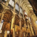 Kölner Dom Hauptschiff mit Orgel