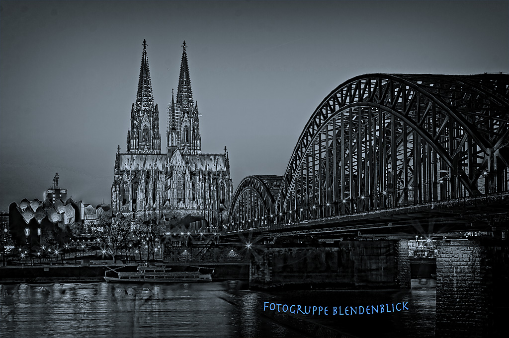 Kölner Dom (HDR in SW)