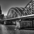 Kölner Dom +Hohenzollern Brücke (HDR)