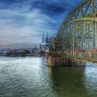 Kölner Dom Hohenzollernbrücke