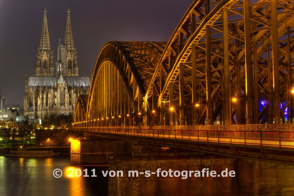 Kölner Dom & Hohenzollernbrücke, Variante05
