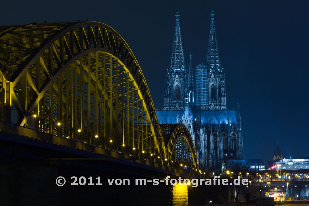 Kölner Dom & Hohenzollernbrücke, Variante06