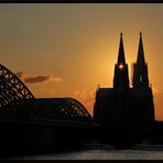 Kölner Dom im Abendlicht