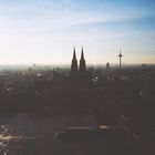 Kölner Dom im Gegenlicht