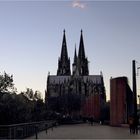 Kölner Dom im letzten Licht