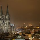 Kölner Dom im Schneegewusel