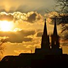 Kölner Dom im Sonnenuntergang 2013