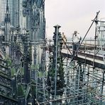 Kölner Dom in 45 m Höhe außen Nordseite