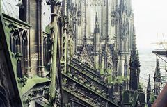 Kölner Dom in 45 m Höhe außen Nordseite