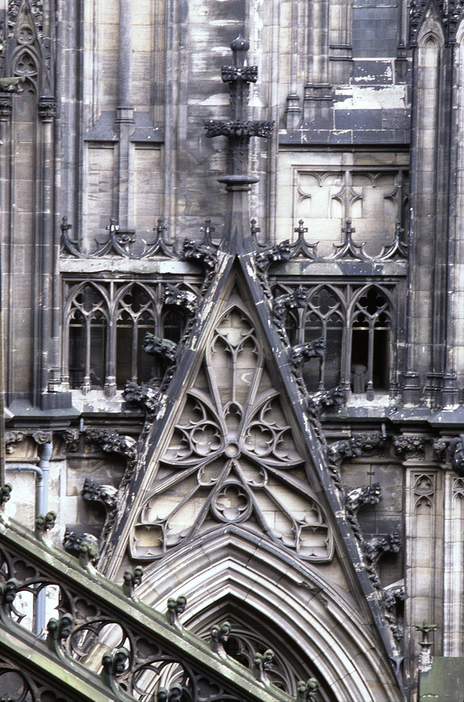 Kölner Dom in 45 m Höhe außen (Nordseite)