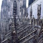 Kölner Dom in 45 m Höhe außen Südseite