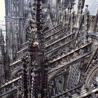 Kölner Dom in 45 m Höhe außen Südseite (Querformat)