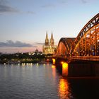 Kölner Dom in der Abenddämmerung 2