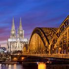 Kölner Dom in der blauen Stunde 2016