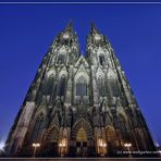 Kölner Dom in der Blauen Stunde